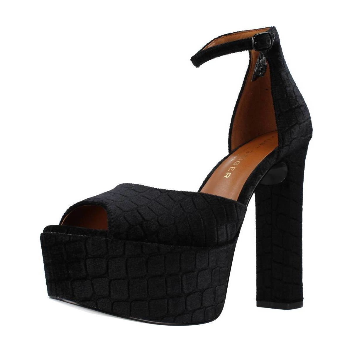 Chaussures Femme Sandales et Nu-pieds Kurt Geiger London SHOREDITCH HIGH PLATFOR Noir