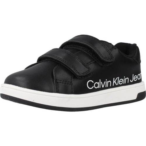 Chaussures Garçon Baskets basses Calvin Klein JEANS Contrast V1X980325 Noir