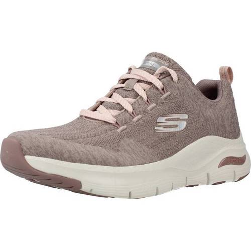 Chaussures Baskets mode Skechers ARCH FIT COMFY WAVE Marron