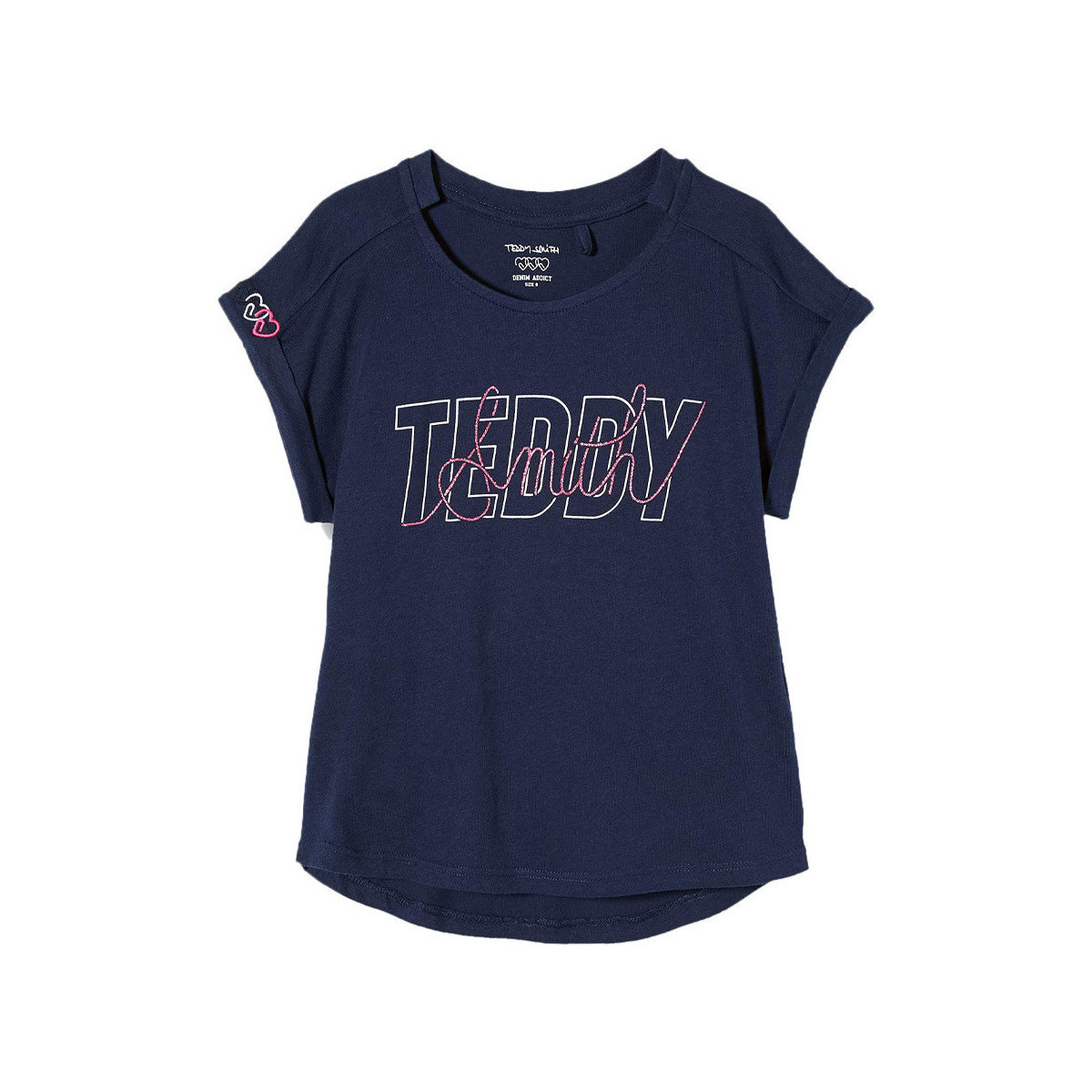 Vêtements Fille T-shirts & Polos Teddy Smith 51006347D Bleu