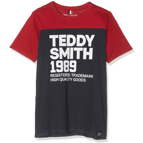 Vêtements Garçon T-shirts & Polos Teddy Smith 61006237D Rouge
