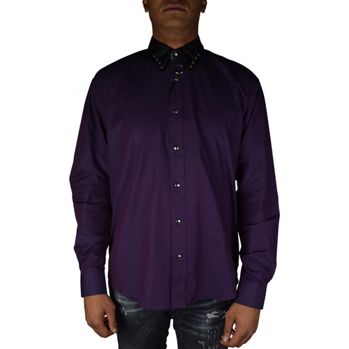 Roberto Cavalli Chemise Violet - Vêtements Chemises manches longues Homme  319,75 €