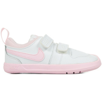 Chaussures Fille Baskets mode Nike Pico 5 Blanc / Rose Mousse