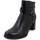 Chaussures Femme Boots Tamaris Femme Chaussures, Bottine, Cuir Douce, Zip-25395 Noir