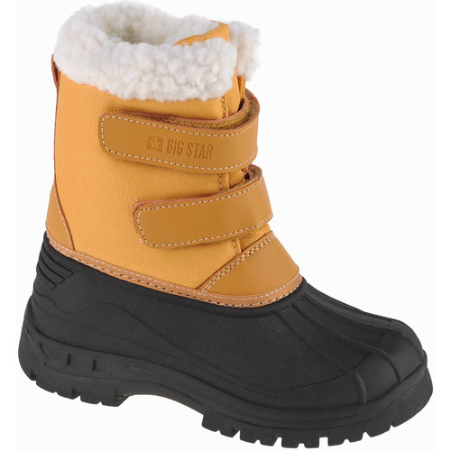 Chaussures Fille Bottes de neige Big Star Kids Snow Boots pair Marron