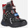 Chaussures Fille Low boots Geox J SVEGGEN BOY B ABX noir/rouge