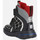 Chaussures Fille Low boots Geox J SVEGGEN BOY B ABX noir/rouge