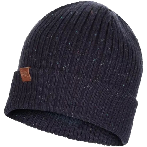 Accessoires textile Bonnets Buff Kort Knitted ribbed-knit Hat Beanie Bleu