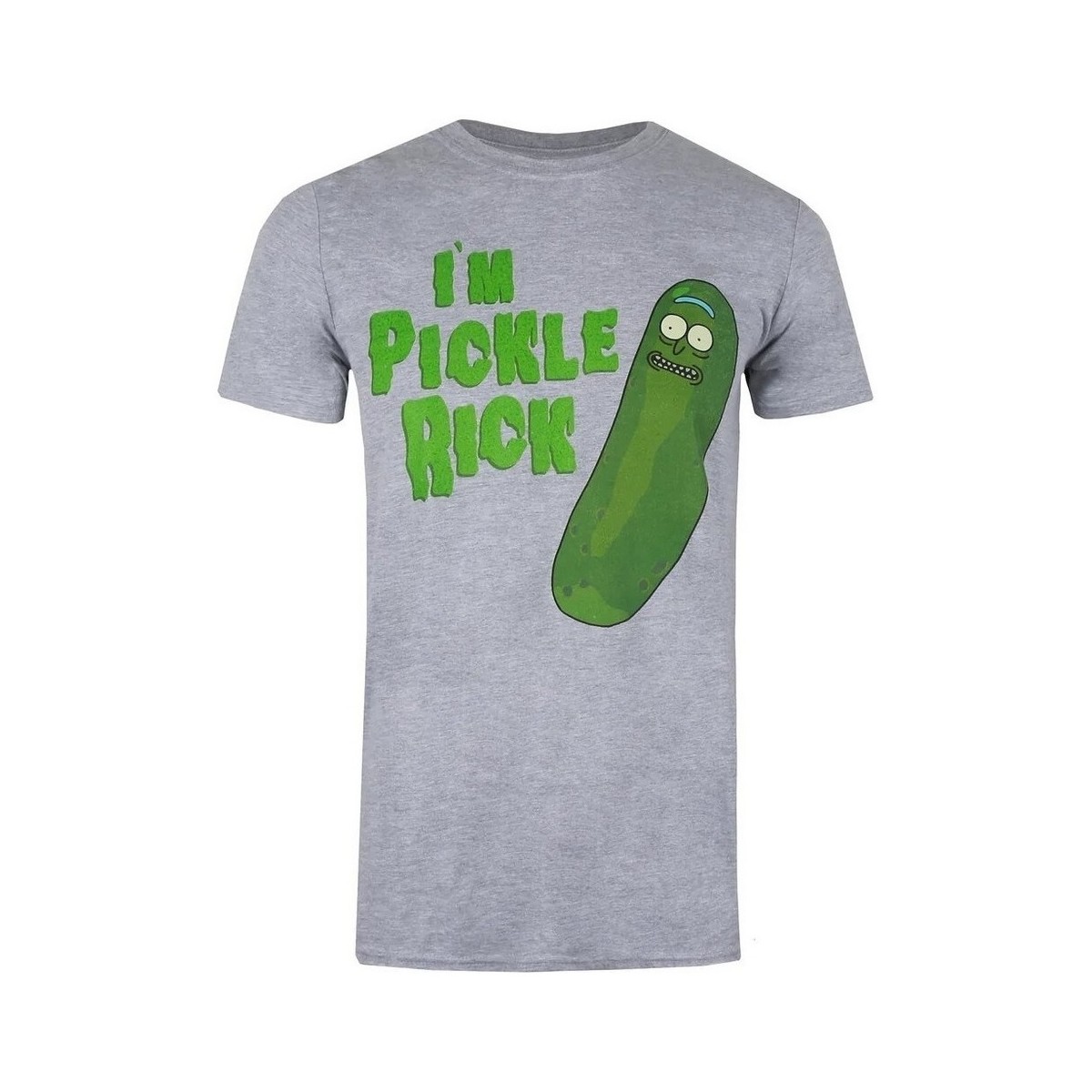 Vêtements Homme T-shirts manches longues Rick And Morty I’m Pickle Rick Gris