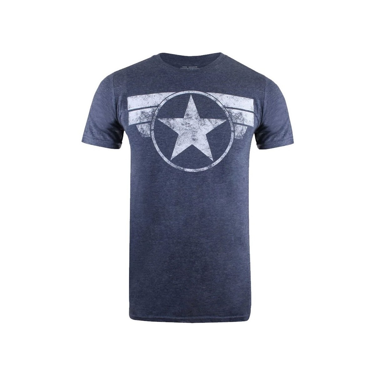 Vêtements T-shirts manches longues Captain America TV1672 Bleu