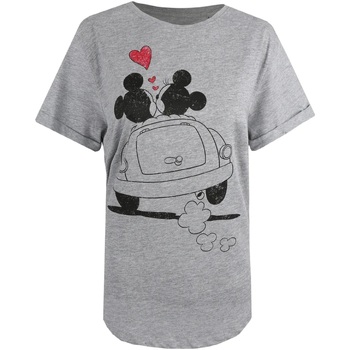 Vêtements Femme Tee-shirt Tunique à Plis Disney  Gris