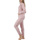 Vêtements Femme Pyjamas / Chemises de nuit Admas Pyjama tenue d'intérieur pantalon veste zippée Soft Home Rose