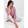 Vêtements Femme Pyjamas / Chemises de nuit Admas Pyjama tenue d'intérieur pantalon top manches longues Comfort Rose