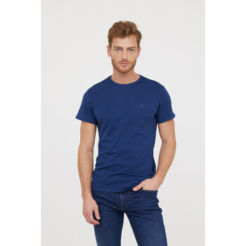 Vêtements Homme incotex straight leg chino trousers item Lee Cooper T-Shirt AREO Marine Bleu