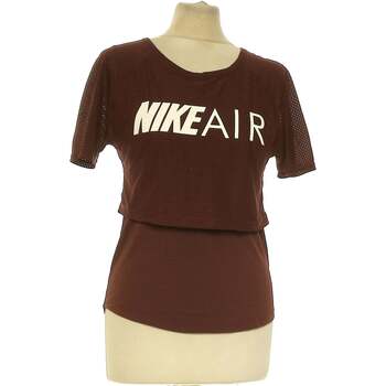 Vêtements Femme T-shirts & Polos Nike top manches courtes  34 - T0 - XS Gris Gris