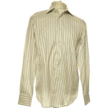 Vêtements Homme Chemises manches longues Feraud 42 - T4 - L/XL Blanc