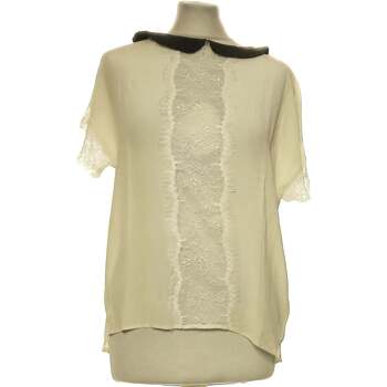 Vêtements Femme T-shirts & Polos Zara top manches courtes  38 - T2 - M Beige Beige