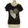 Vêtements Femme T-shirts & Polos Desigual 36 - T1 - S Noir