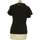 Vêtements Femme T-shirts & Polos Desigual 36 - T1 - S Noir