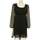 Vêtements Femme Robes courtes DDP robe courte  36 - T1 - S Noir Noir