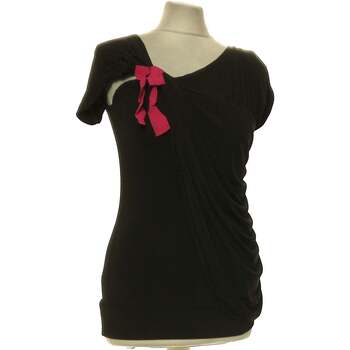 Vêtements Femme T-shirts monochrome & Polos Morgan top manches courtes  34 - T0 - XS Noir Noir