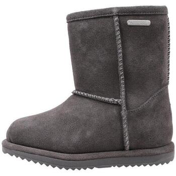 Chaussures Fille Bottes EMU BRUMBY LO WATERPROOF Gris