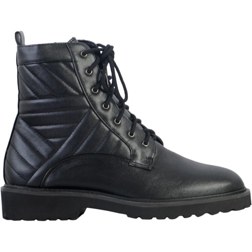 Chaussures Femme Boots Boot à Lacetsry Boot à Lacets Noir