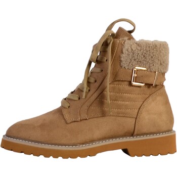 Chaussures Femme Boots The Divine Factory Pochettes / Sacoches Beige