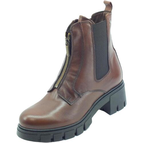 Chaussures Femme Low boots The Valleverde 49201 Nappa Marron
