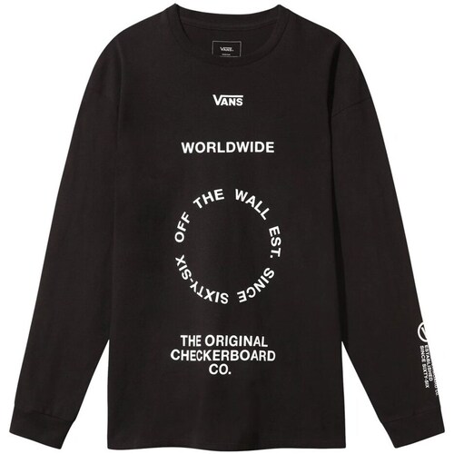 Vêtements Homme T-shirts manches courtes Vans VN0A49QLBLK Noir