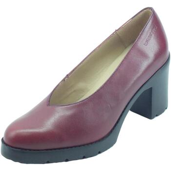 Chaussures Femme Escarpins Wonders M-4520 Nature Rouge