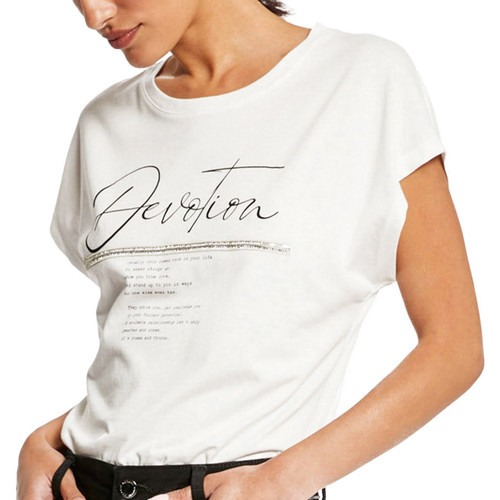 Vêtements Femme T-shirts manches courtes Morgan 222-DEVOTI Blanc