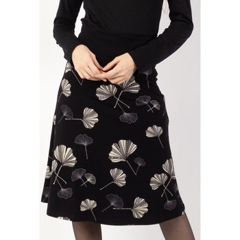 Vêtements Femme Jupes adidas by stella mccartney logo waistband shorts item midi en coton JYOTI imprimé ginkgo Noir