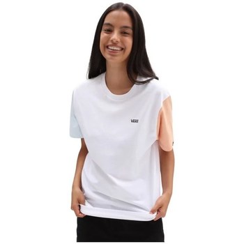 Vêtements Femme shirt with logo tory burch t shirt Vans Left Chest Colorblock Blanc