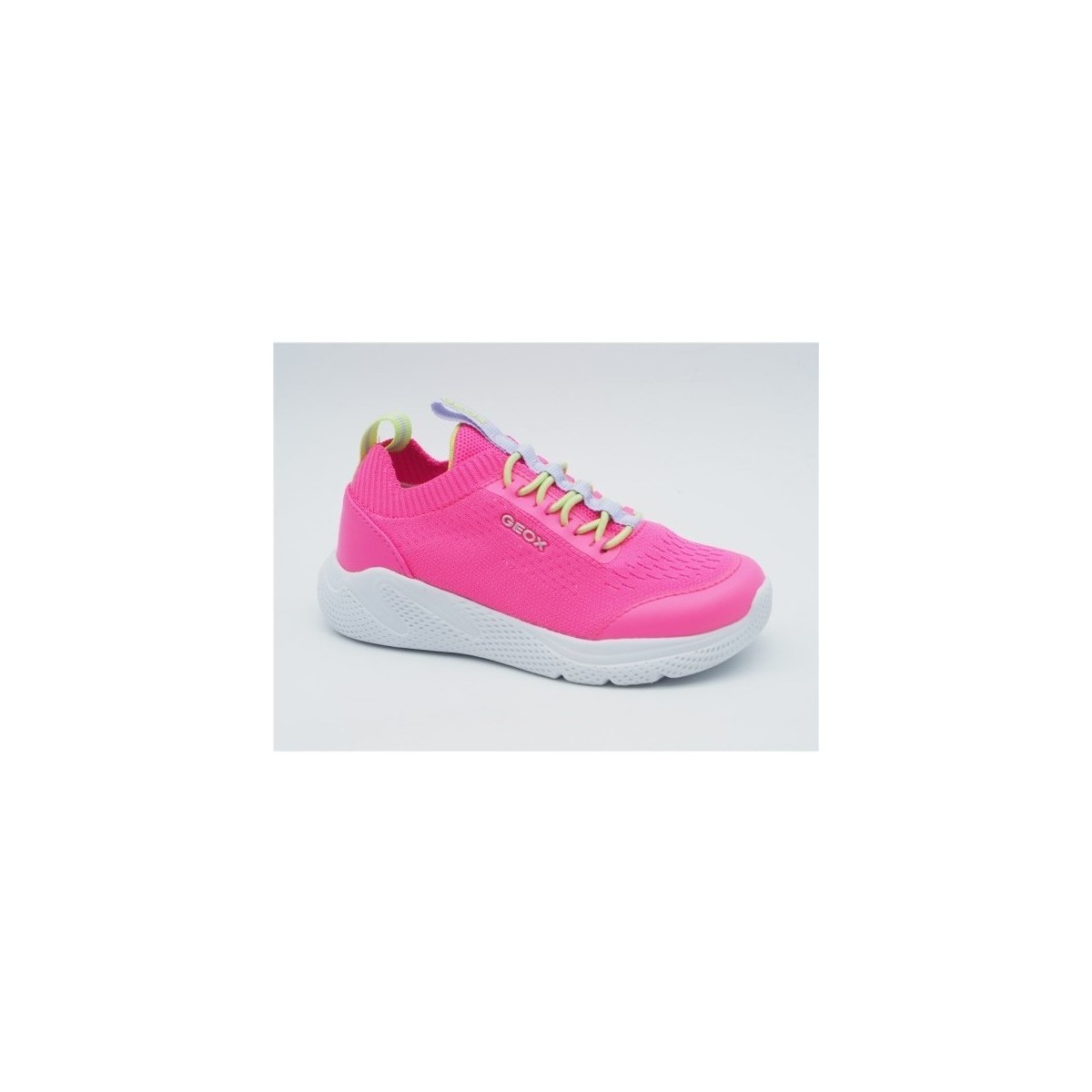 Chaussures Fille Baskets mode Geox j sprintye Rouge