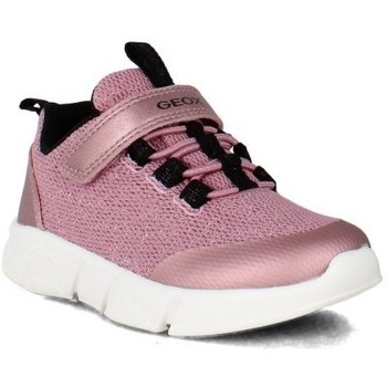 Chaussures Fille Baskets mode Geox j aril c f Rose