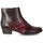Chaussures Femme Bottines Regarde Le Ciel stefany-172 bottines zippés femme noir Bordeaux
