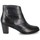 Chaussures Femme Bottines Regarde Le Ciel sonia-38 bottine femme à talon zippée Noir