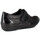 Chaussures Femme Mocassins Remonte r7600 chaussure velcro femme Noir