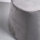 Maison & Déco Malles / coffres de rangements Lefebvre-Textile Pouf recouvert de velours Gris clair 31.5 x 34 x 46.5 cm Gris