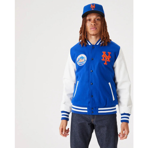 Vêtements Blousons New-Era Bomber MLB New York Mets New E Multicolore