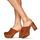 Chaussures Femme Sabots Fericelli MINELOVA Camel
