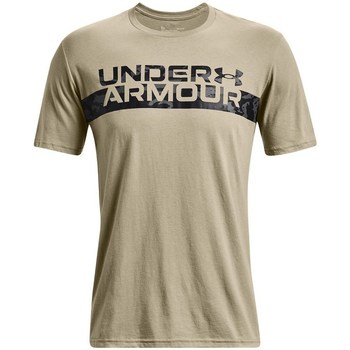 Vêtements Homme T-shirts manches courtes Under Armour Camo Chest Stripe SS Beige