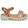 Chaussures Fille Sandales et Nu-pieds Citrouille et Compagnie NASAKO Camel / Or