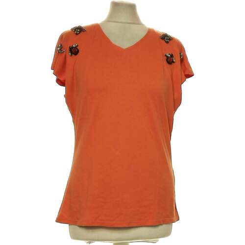 Anne Weyburn Top Manches Courtes 36 - T1 - S Orange - Vêtements Blouses  Femme 6,00 €