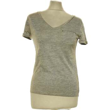 Vêtements Femme T-shirts monochrome & Polos Morgan top manches courtes  34 - T0 - XS Gris Gris