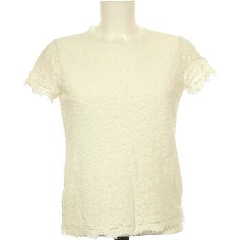 Vêtements Femme Fleur De Safran Pimkie top manches courtes  36 - T1 - S Blanc Blanc