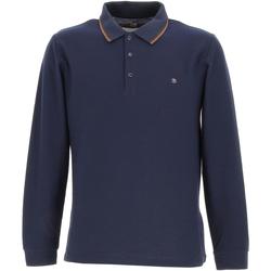 Fred Perry twin tipped knitted polo shirt in navy