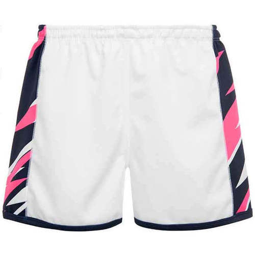 Vêtements Homme Shorts pinkie / Bermudas Kappa Short Kombat Ryder Pro Stade Français Paris 22/23 Blanc