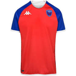 Vêtements Garçon T-shirts manches courtes Kappa Maillot Kombat Away FC Grenoble Rugby 22/23 Rouge, bleu, blanc